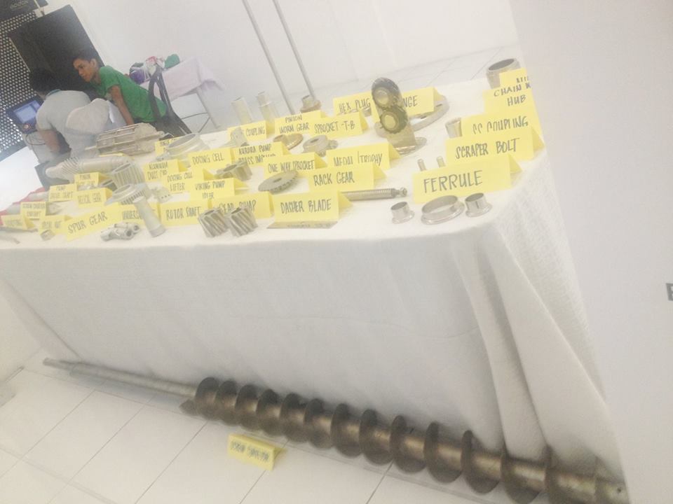 Event venue with name tags in the table